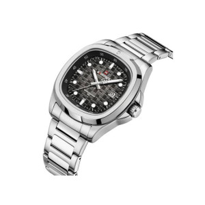Naviforce Date Precision Watch For Men Silver (NF-9240-7)