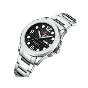 Naviforce Luminox Watch For Men Silver (NF-9244-4)