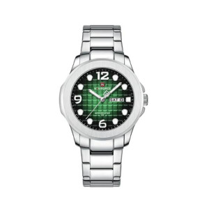 Naviforce Luminox Watch For Men Silver (NF-9244-6)