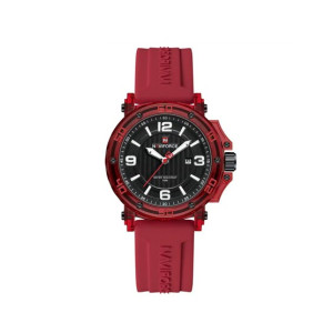 Naviforce SoftFlex Date Watch For Women Red (NF-7125-8)