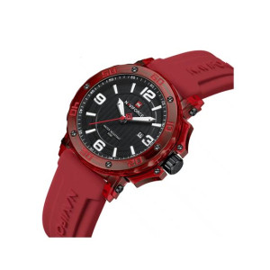 Naviforce SoftFlex Date Watch For Women Red (NF-7125-8)