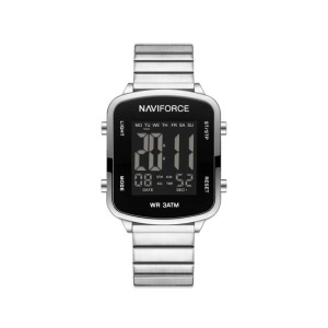 Naviforce Elegant Pixel Watch For Women Silver (NF-5058-8)