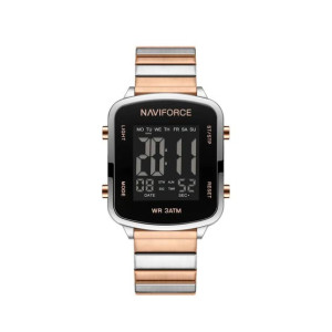 Naviforce Elegant Pixel Watch For Women Two Tone (NF-5058-7)