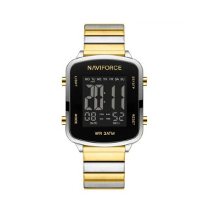 Naviforce Elegant Pixel Watch For Women Two Tone (NF-5058-6)