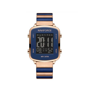 Naviforce Elegant Pixel Watch For Women Two Tone (NF-5058-4)