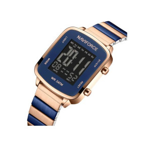 Naviforce Elegant Pixel Watch For Women Two Tone (NF-5058-4)
