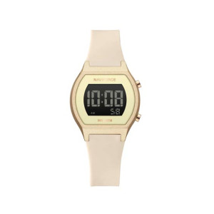 Naviforce Spark Digital Watch For Women Beige (NF-5064-8)