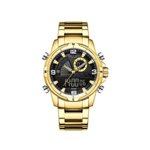 Naviforce MultiZone Watch For Men Golden (NF-9257-5)