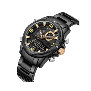 Naviforce MultiZone Watch For Men Black (NF-9257-4)