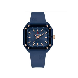 Naviforce Square Essence Watch For Women Blue - (NF-7106-2)