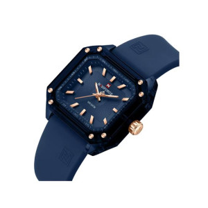 Naviforce Square Essence Watch For Women Blue - (NF-7106-2)