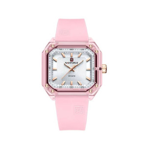 Naviforce Square Essence Watch For Women Pink - (NF-7106-6)