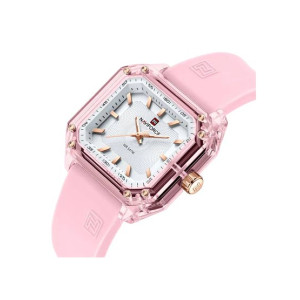 Naviforce Square Essence Watch For Women Pink - (NF-7106-6)