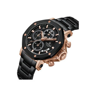 Naviforce ChronoPro Watch For Men Black - (NF-8065-4)