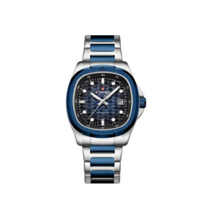 Naviforce Date Precision Watch For Men Two Tone - (NF-9240-3)