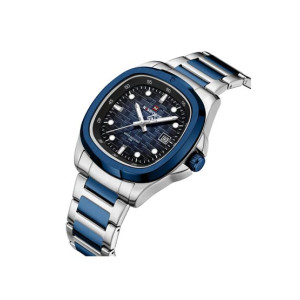 Naviforce Date Precision Watch For Men Two Tone - (NF-9240-3)