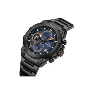 Naviforce ChronoX Watch For Men Black - (NF-8071-2)
