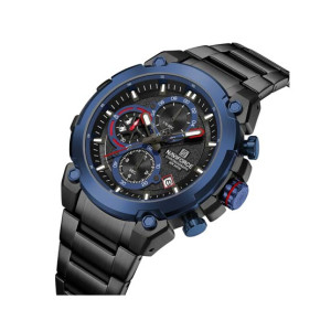 Naviforce ChronoX Watch For Men Black - (NF-8071-3)