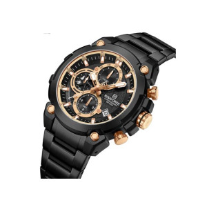 Naviforce ChronoX Watch For Men Black - (NF-8071-6)