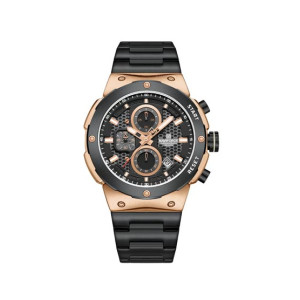 Naviforce Chrono Max Watch For Men Black - (NF-8072-3)