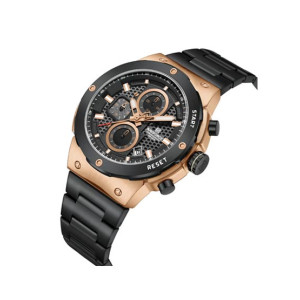 Naviforce Chrono Max Watch For Men Black - (NF-8072-3)
