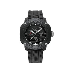 Naviforce DualTech Watch For Men Black - (NF-7114-1)