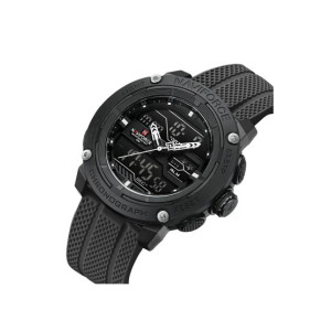 Naviforce DualTech Watch For Men Black - (NF-7114-1)