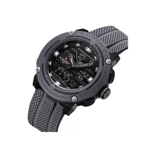 Naviforce DualTech Watch For Men Silver - (NF-7114-8)