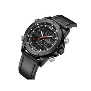 Naviforce DualTrack Edition Watch For Men Black - (NF-9253L-1)