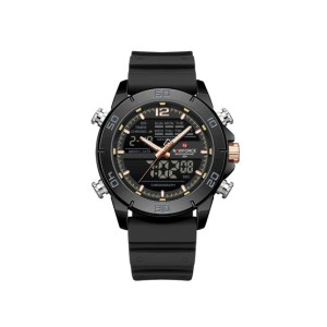 Naviforce DualTrack Edition Watch For Men Black - (NF-9253t-5)