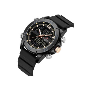 Naviforce DualTrack Edition Watch For Men Black - (NF-9253t-5)