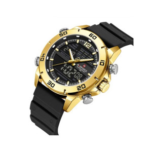 Naviforce DualTrack Edition Watch For Men Black - (NF-9253t-6)