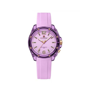 Naviforce Blush Time Watch For Women Grey - (NF-6103-5)