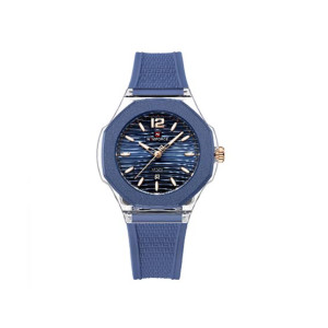 Naviforce Textura Watch For Women Blue - (NF-6109-4)