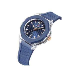 Naviforce Textura Watch For Women Blue - (NF-6109-4)