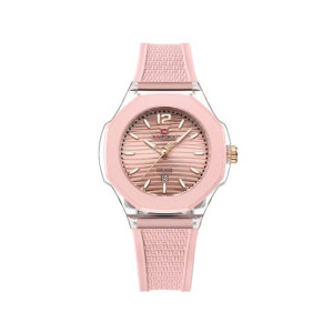 Naviforce Textura Watch For Women Pink- (NF-6109-6)