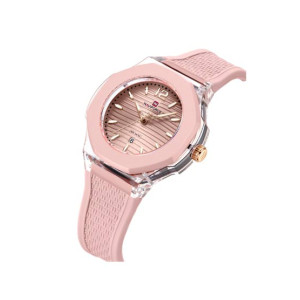Naviforce Textura Watch For Women Pink- (NF-6109-6)