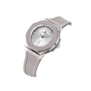 Naviforce Textura Watch For Women Grey- (NF-6109-8)