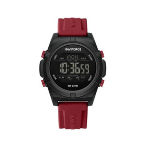Naviforce Digital Strike Watch For Men Red - (NF-7127-2)