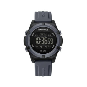 Naviforce Digital Strike Watch For Men Grey - (NF-7127-6)