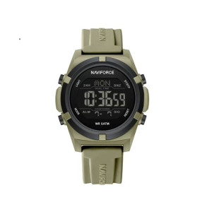 Naviforce Digital Strike Watch For Men Light Green - (NF-7127-7)