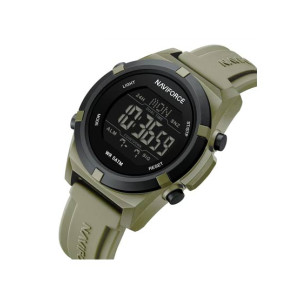 Naviforce Digital Strike Watch For Men Light Green - (NF-7127-7)