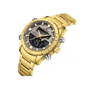 Naviforce DualX Edition Watch For Men Golden - (NF-9259-2)