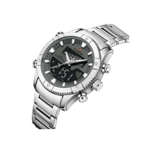 Naviforce DualX Edition Watch For Men Silver - (NF-9259-6)