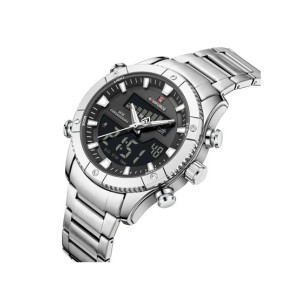 Naviforce DualX Edition Watch For Men Silver - (NF-9259-7)