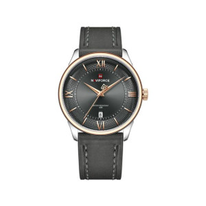 Naviforce Slim Date Edition Watch For Men Black - (NF-9272l-2)