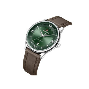 Naviforce Slim Date Edition Watch For Men Dark Brown - (NF-9272l-5)