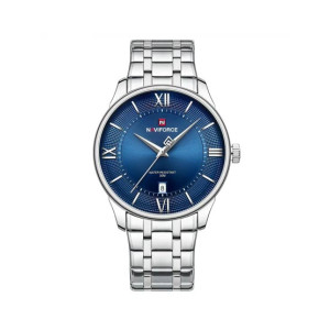 Naviforce Signature Formal Edition Watch For Men Silver - (NF-9272s-3)