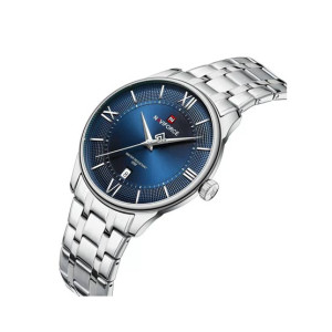 Naviforce Signature Formal Edition Watch For Men Silver - (NF-9272s-3)