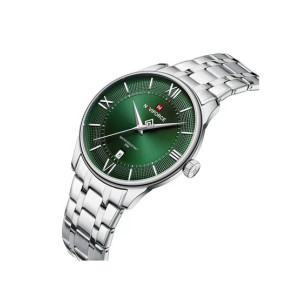 Naviforce Signature Formal Edition Watch For Men Silver - (NF-9272s-4)